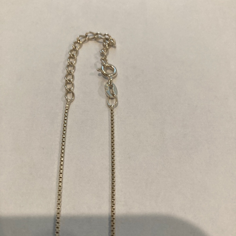 Whale Tail Pendant Necklace, Alaska, Silver Color - Picture 3 of 3